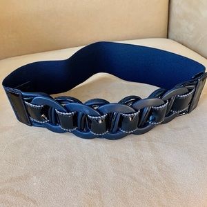 W by Worth Black XP Leather Belt